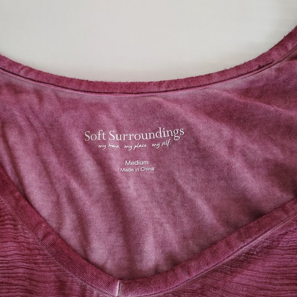 Soft Surroundings Silk Romance Dusty Rose Tank Top Size Med - Picture 8 of 8